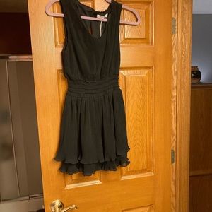 Black mini dress